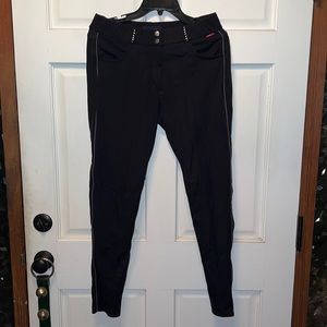 B Vertigo Equestrian Knee Patch Breeches - Black - sz. 30